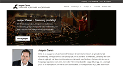 Desktop Screenshot of jespercaron.se